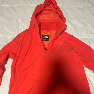 Orange North Face Rain Jacket (Women’s)